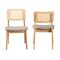 Baxton Studio Dannon Mid-Century Modern Grey Fabric and Ntural Oak Finished Wood 2-Piece Dining Chair Set 234-2PC-13292-ZORO - alternate 4
